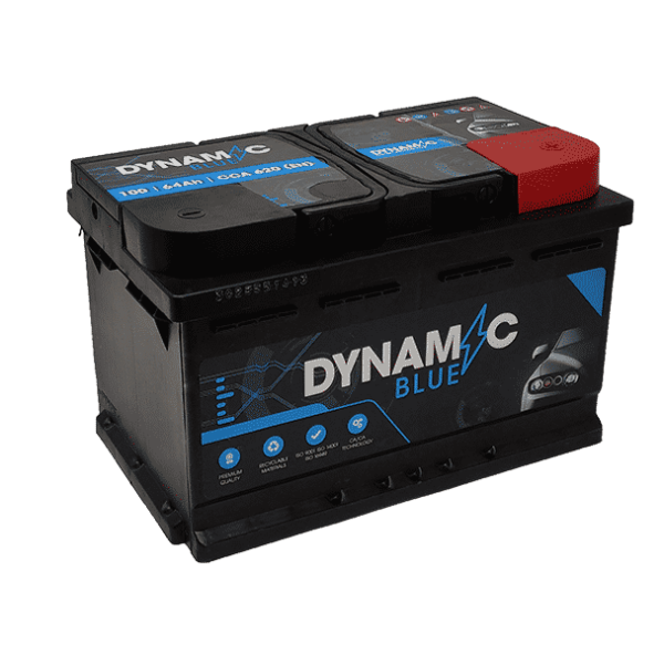 100 Dynamic Blue Car Battery